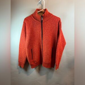 Zuala Jipu Thick Fleece Zip Jacket Formal Plain Winter Warm Pocket Wool Cashmere